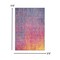 Homeroots 4 x 6 ft. Rainbow Abstract Striations Area Rug 385361 - alternate 8